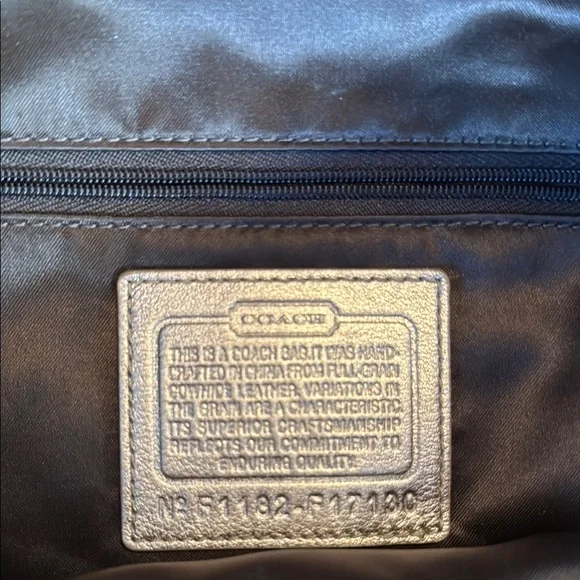 Coach Bronze Satchel Bag - Picture 2 of 5